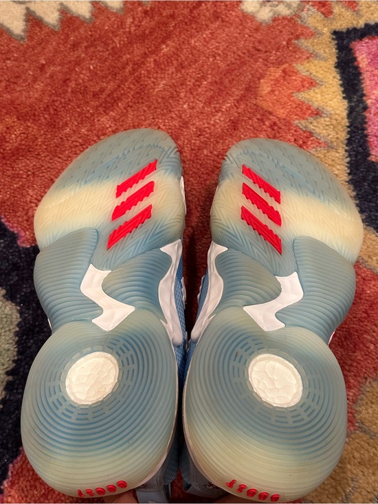 adidas Trae Young 1 Light Blue and Red Men\'s Athletic Shoes main image 4